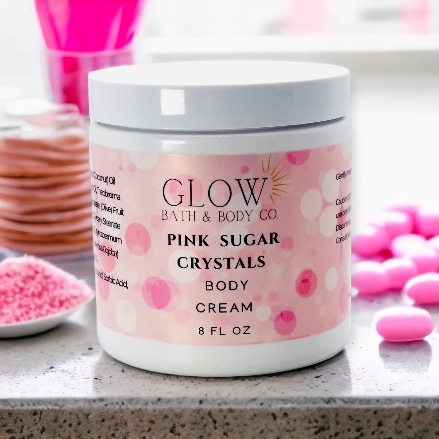 Pink Sugar Crystals Body Cream