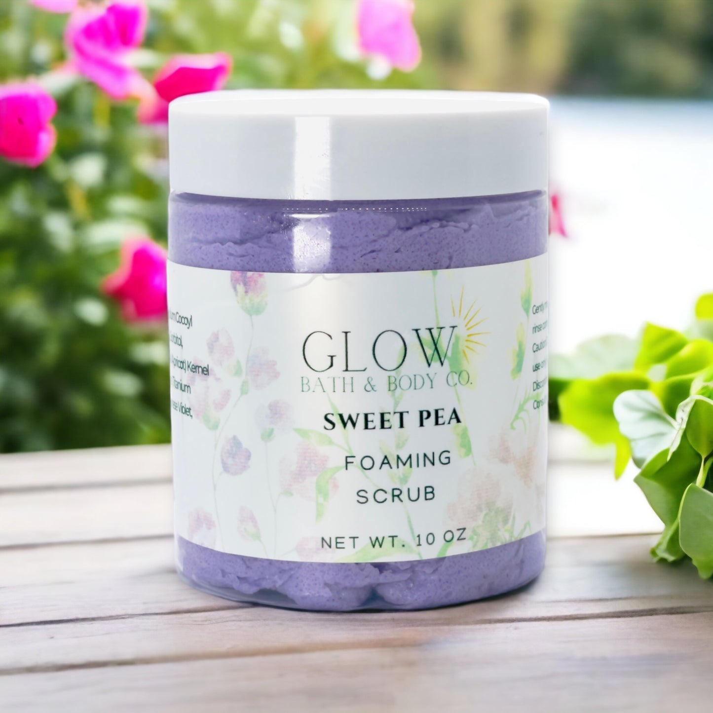 Sweet Pea Foaming Scrub