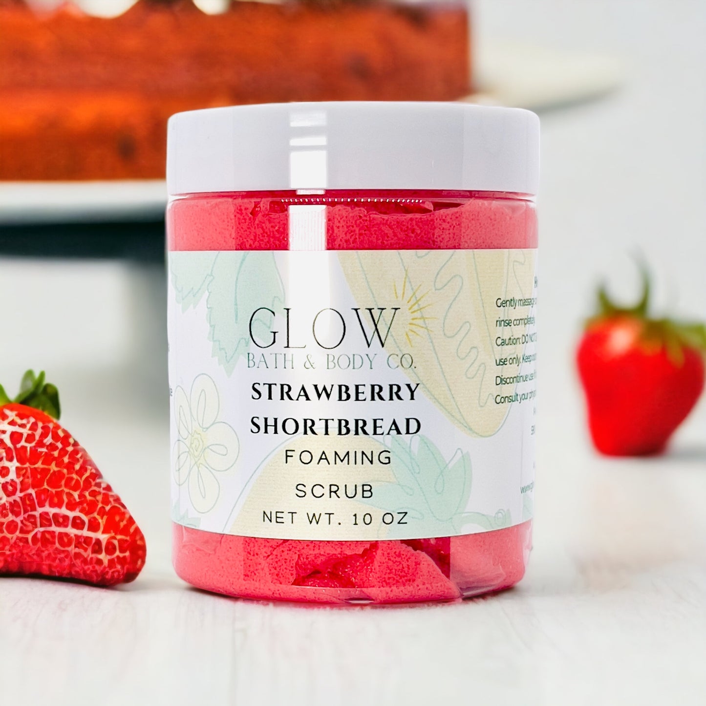 Strawberry Shortbread Foaming Scrub