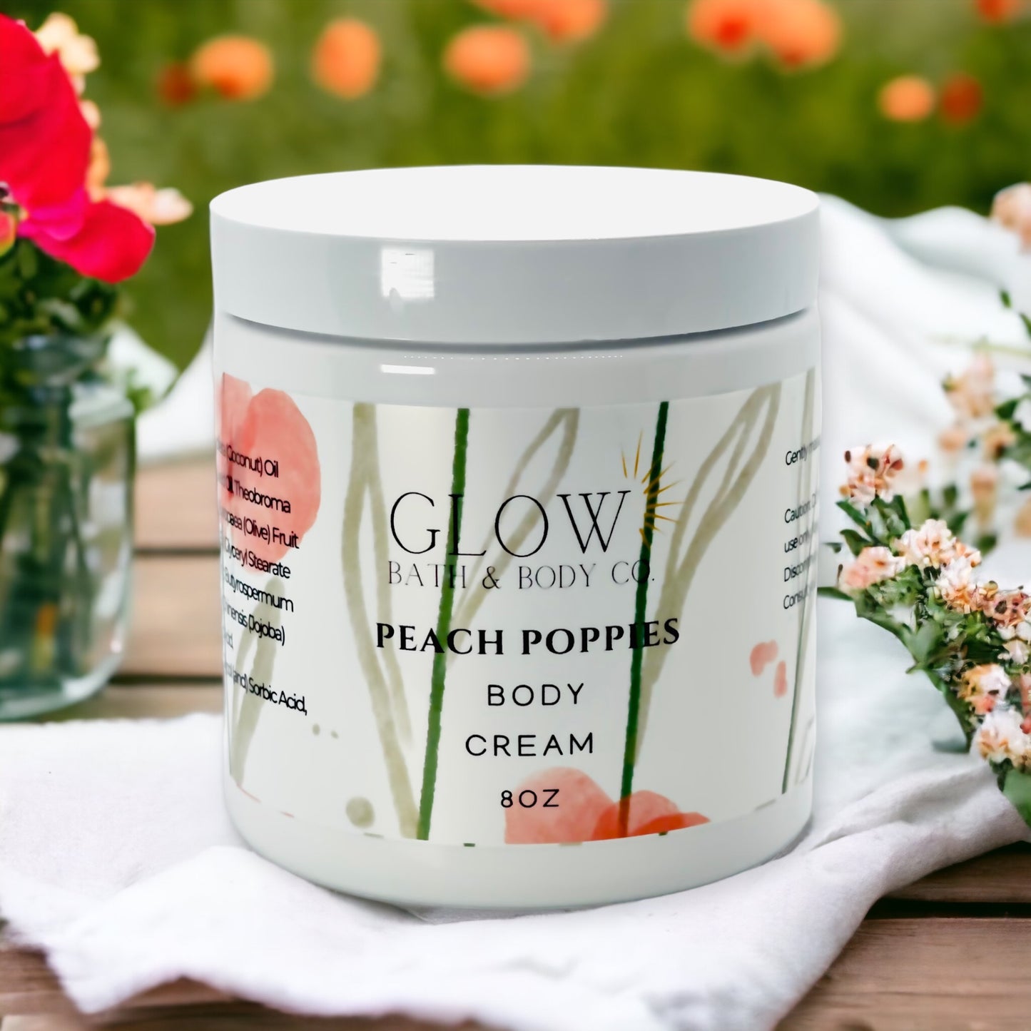 Peach Poppies Body Cream